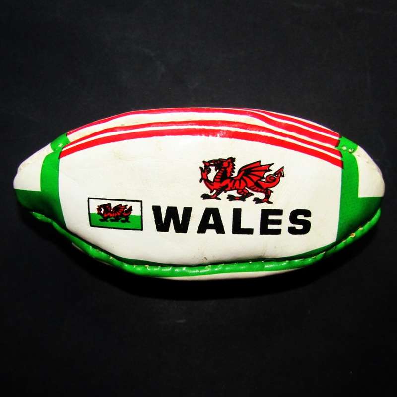 Old Wales Mini Size Rugby Ball