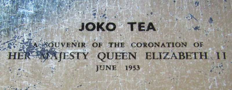 1953 Queen Elizabeth II Joko Tea Tin