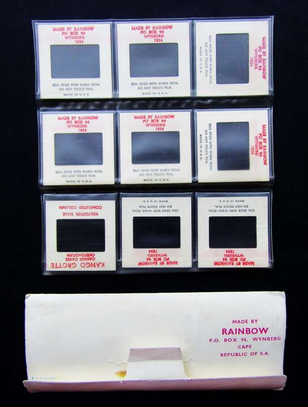 Set of 9 Old Cango Caves Projector Slides