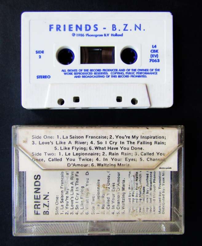 BZN - Friends - Music Cassette Tape (1986)