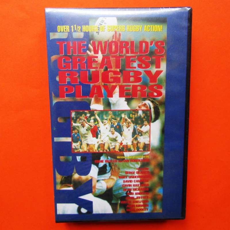 New Sealed - The World`s Greatest Rugby Players - VHS Video Tape (1995)