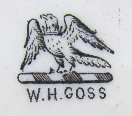 Early 1900`s WH Goss - City of Lichfield Three Handled Cup - Crested China