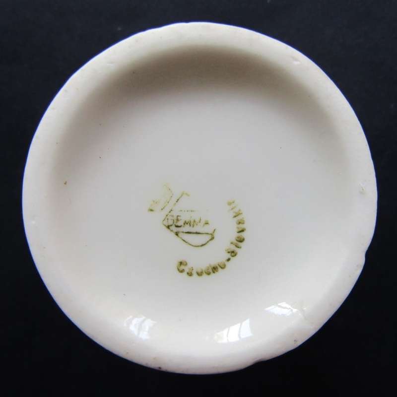 Old Gemma Czechoslovakia - Borough of Derby Miniature Jug - Crested China