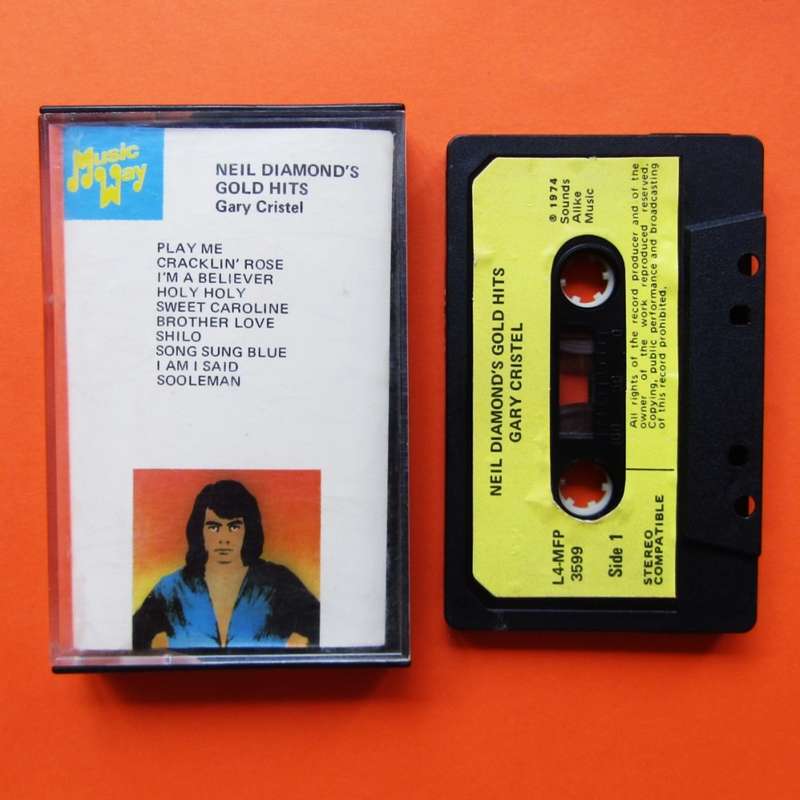 Gary Cristel - Neil Diamond`s Gold Hits - Music Cassette Tape (1974)
