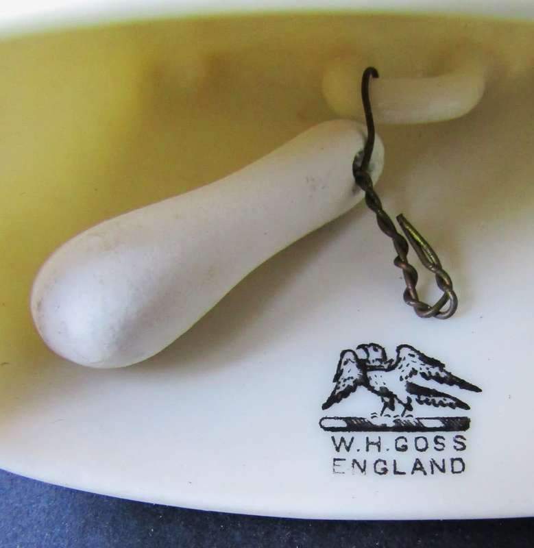 Old W.H. Goss England - Port Elizabeth - Miniature Bell Crested China