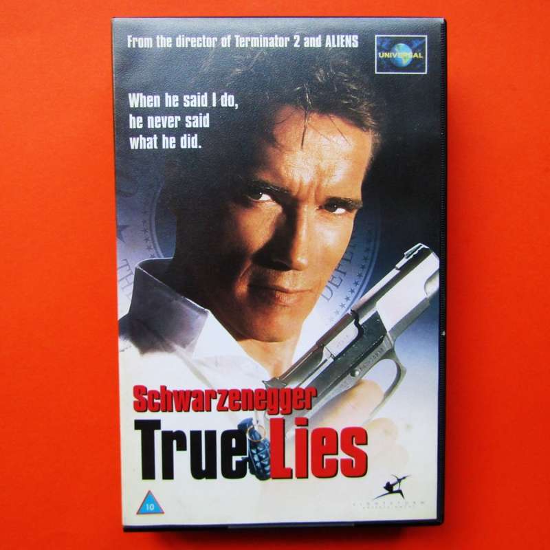 True Lies - James Cameron - Movie VHS Tape (1994)