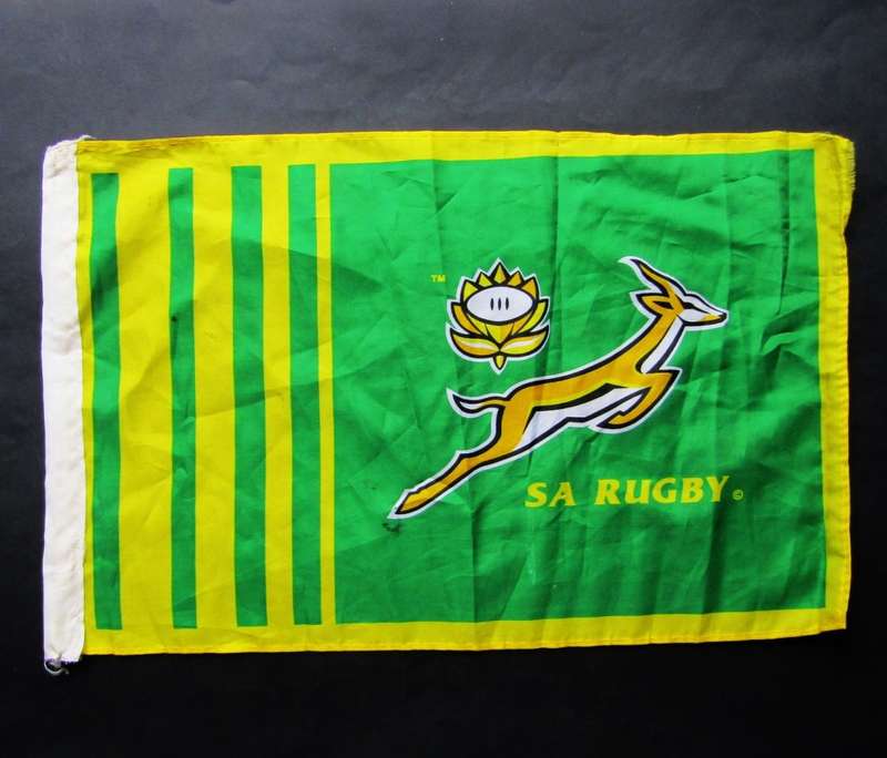 Small Springbok Rugby Flag