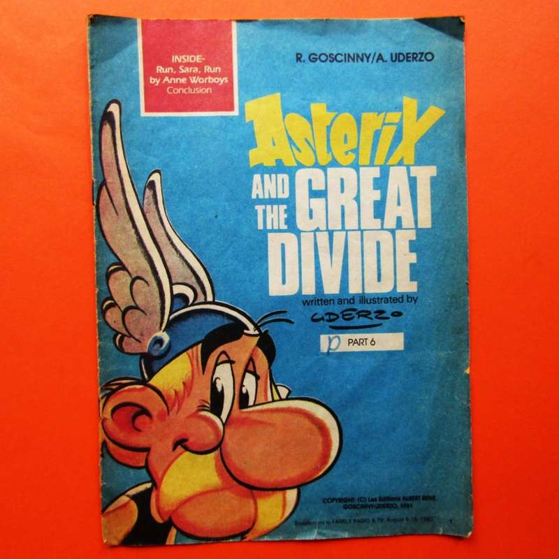 1982 Asterix and the Great Divide Comic