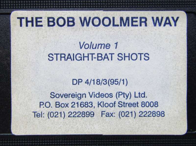 The Bob Woolmer Way - Cricket VHS Video Tape (1995)