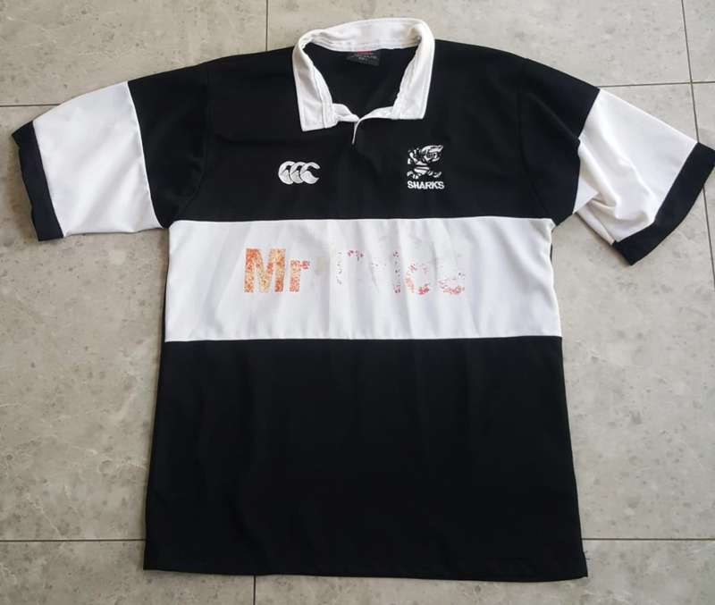 Old Sharks Rugby Jersey - Large Size