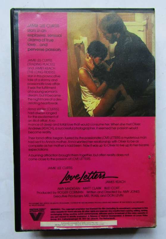 Love Letters - Jamie Lee Curtis - Movie VHS Tape (1984)