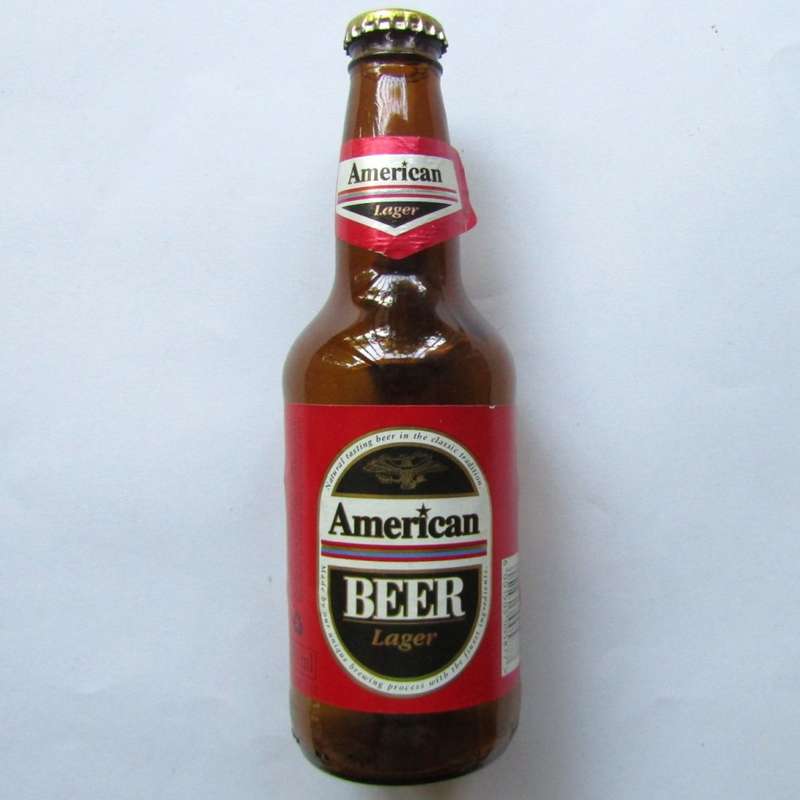 Old American Lager 340ml Beer Bottle with Cap