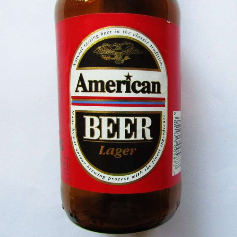Old American Lager 340ml Beer Bottle with Cap