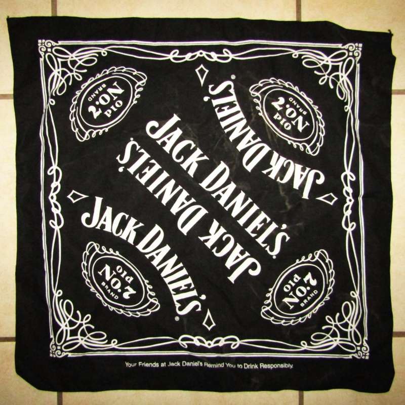 Old Jack Daniels Whiskey Bandana