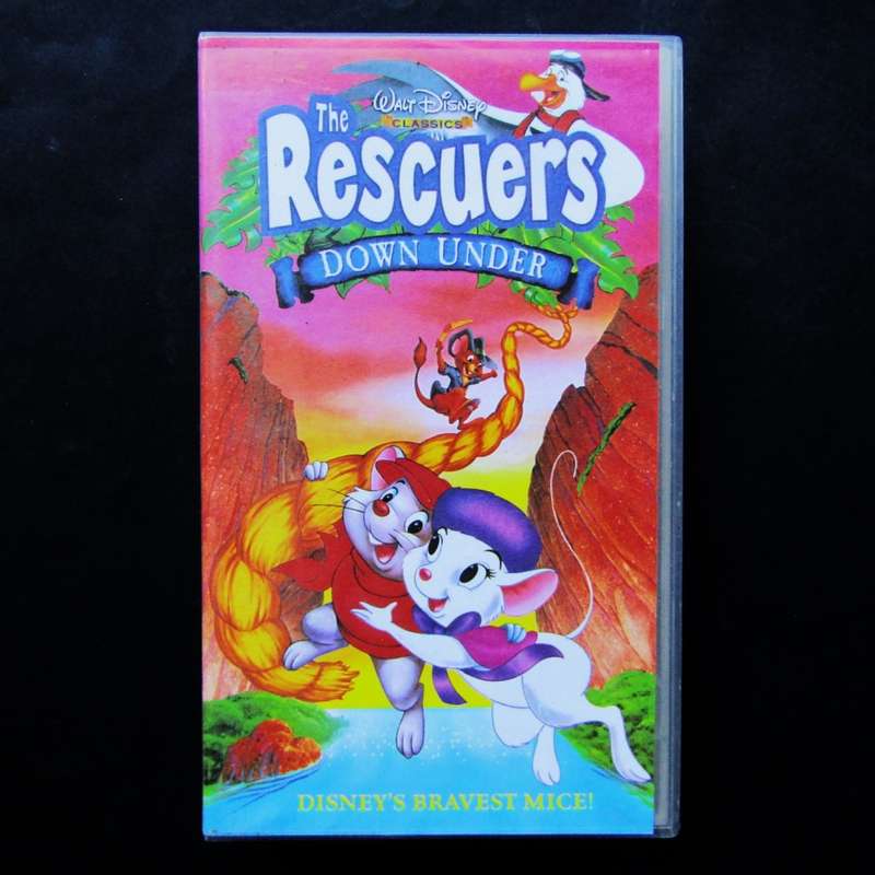 The Rescuers Down Under - Walt Disney VHS Video Tape (2000)