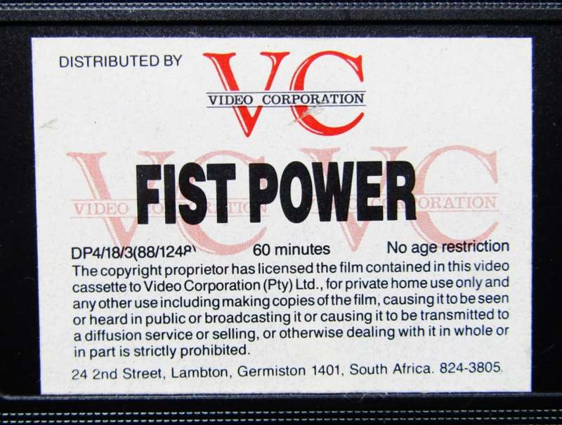 Fist Power - SA Boxing VHS Video Tape (1988)