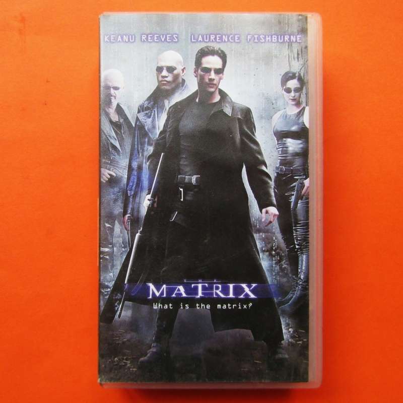 The Matrix - Keanu Reeves - Movie VHS Tape (1999)
