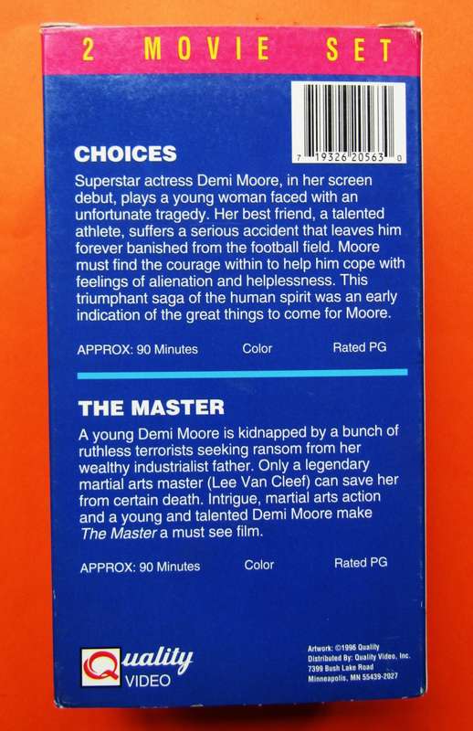Demi Moore 2 Movie VHS Box Set (1996)