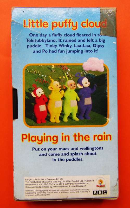 Teletubbies - Little Puffy Cloud - VHS Video Tape (2000)