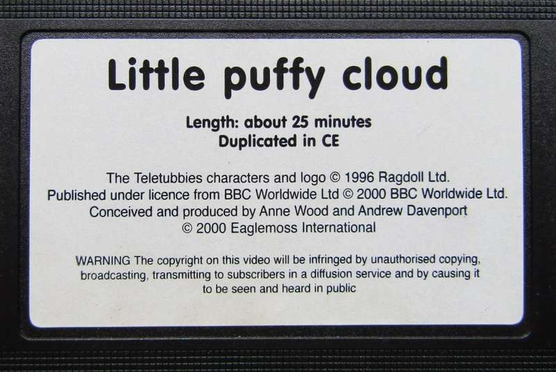 Teletubbies - Little Puffy Cloud - VHS Video Tape (2000)