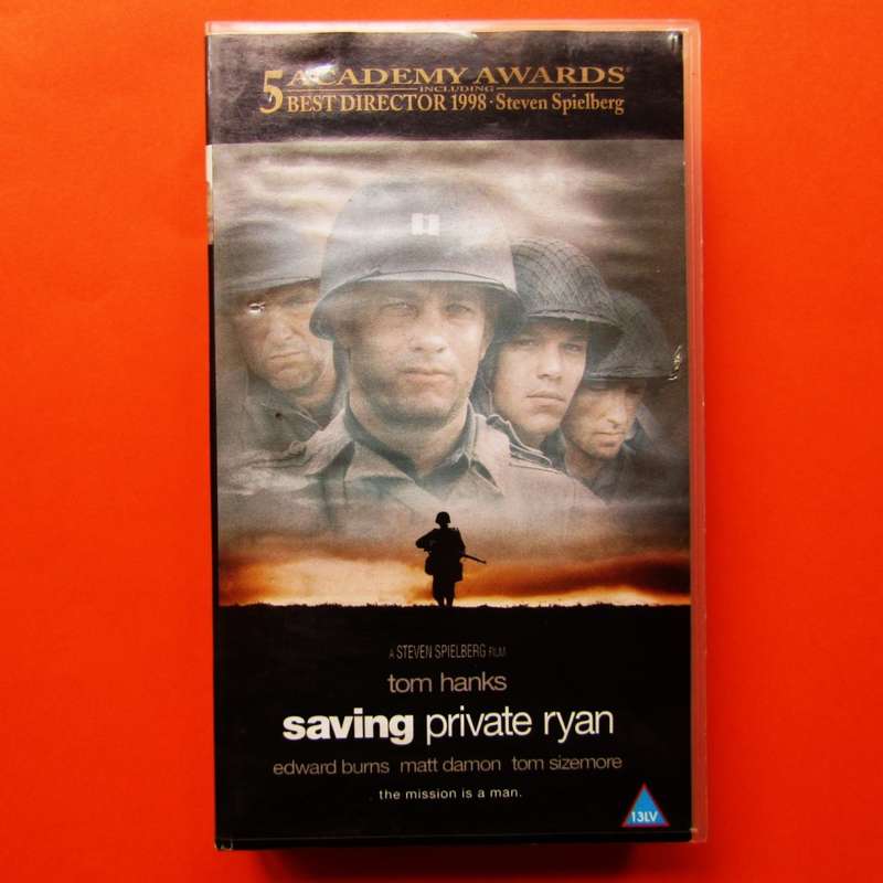 Saving Private Ryan - Tom Hanks - Movie VHS Tape (1999)