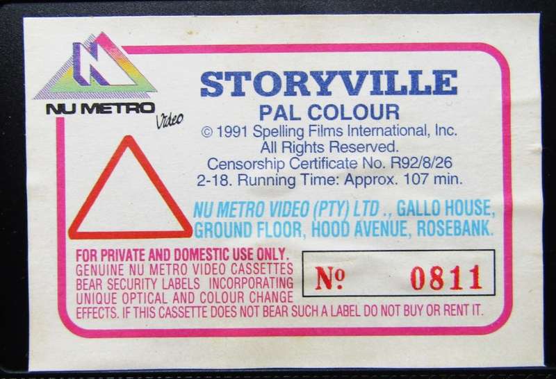 Storyville - James Spader - Movie VHS Tape (1992)