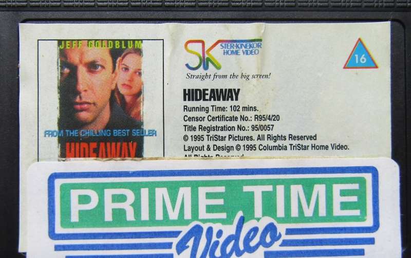 Hideaway - Jeff Goldblum - Movie VHS Tape (1995)