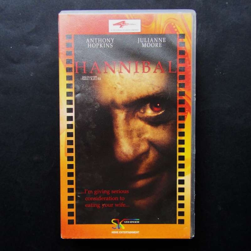 Hannibal - Anthony Hopkins - Movie VHS Tape (2001)
