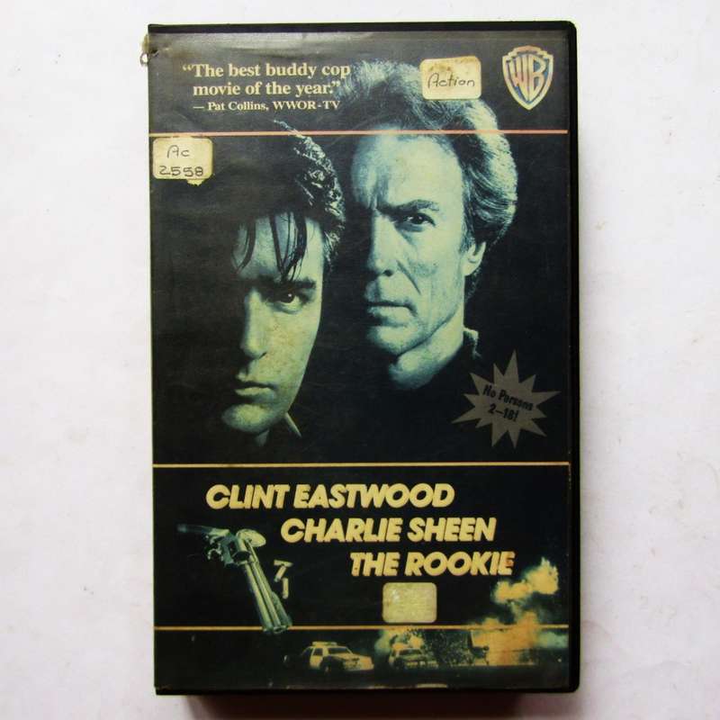 The Rookie - Clint Eastwood - Movie VHS Tape (1990)