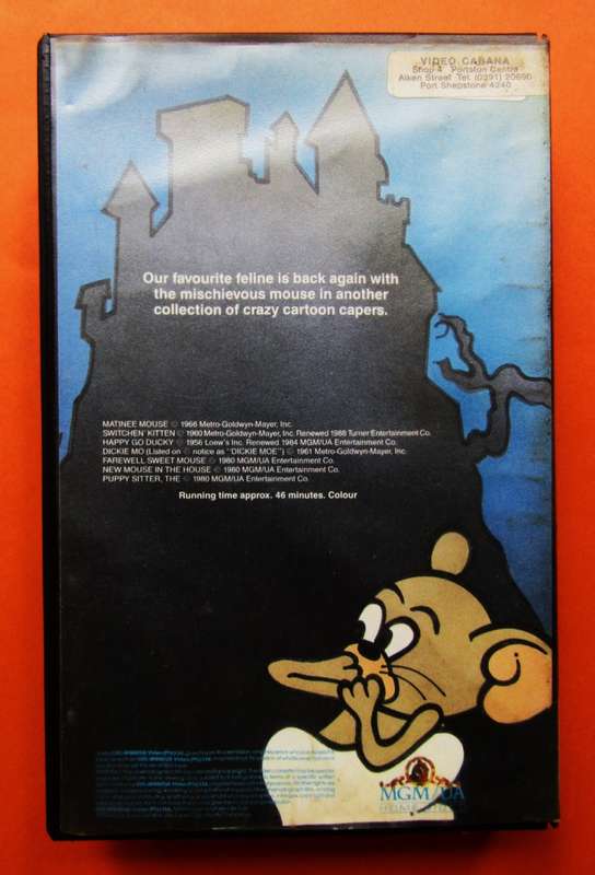 Tom & Jerry Volume 15 - VHS Video Tape (1989)