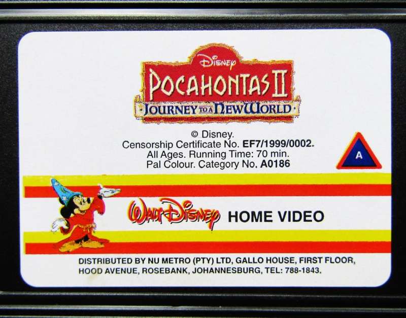 Pocahontas II - Walt Disney - Movie VHS Tape (1999)