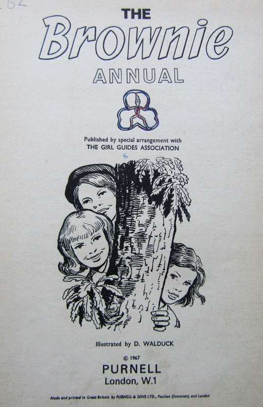 1967 Brownie Girl Guides Annual