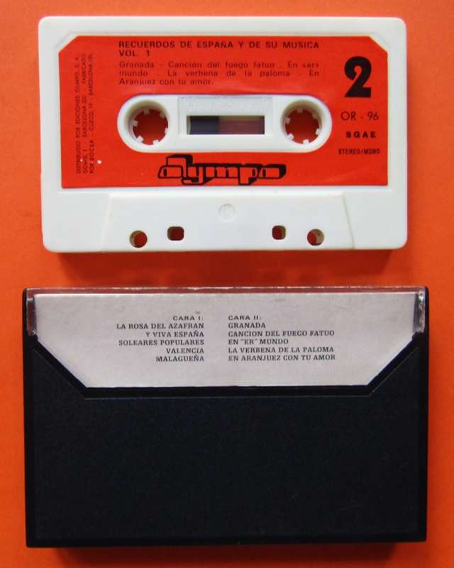 Memory of Spain and its Music - Cassette Tape (1982)