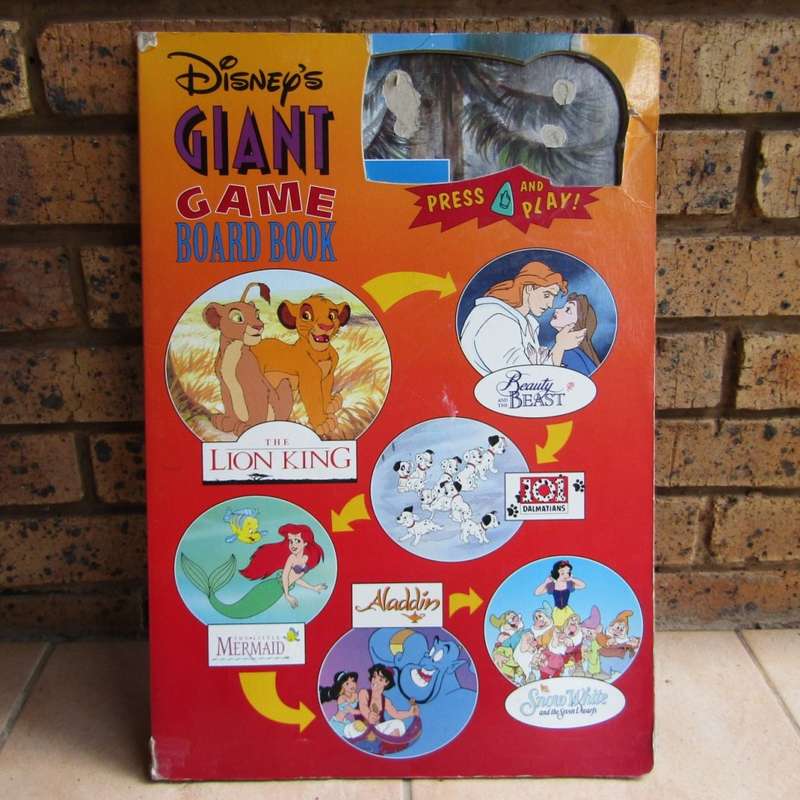 1994 Disney Giant Game Board Book