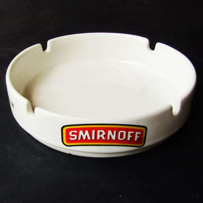Old Smirnoff Vodka Ashtray