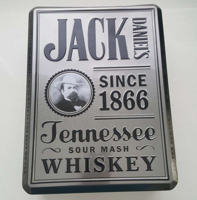 Old Jack Daniels Whiskey Tin