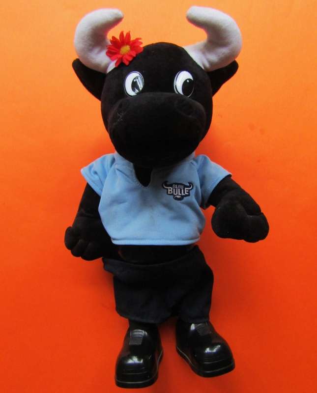 Old Blou Bulle Rugby Mascot Doll