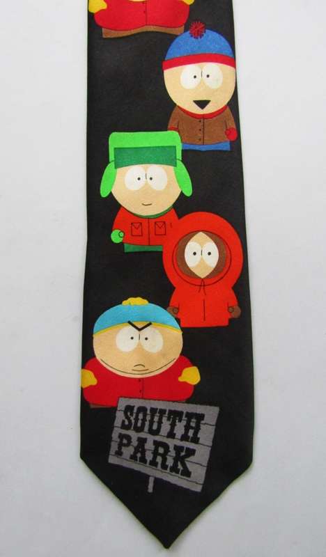 Old South Park Cartoon Neck Tie
