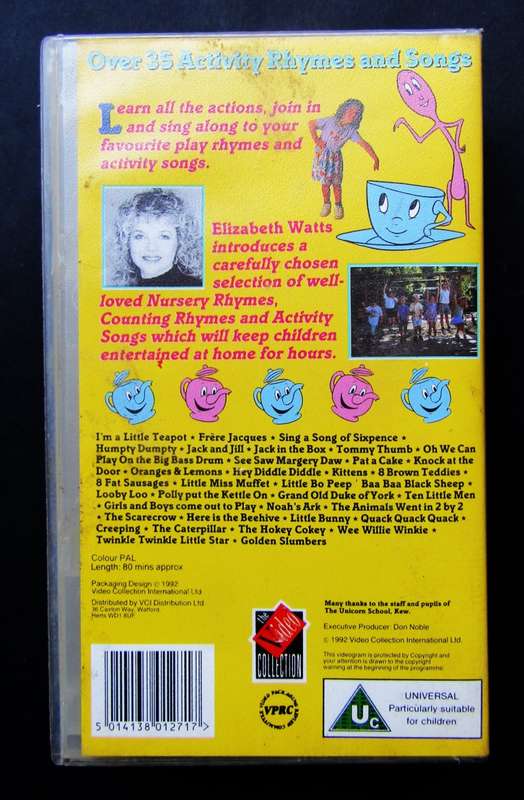 I`m a Little Teapot - Children`s VHS Video Tape (1992)