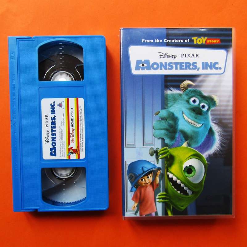 Monsters Inc. - Disney Movie VHS Tape (2002)