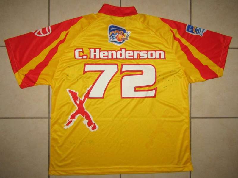 Old Highveld Lions - Claude Henderson - Signed Players Cricket Jersey