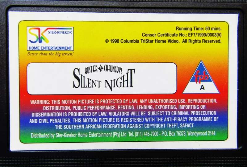 Buster & Chauncey`s Silent Night - Animation VHS Tape (1999)