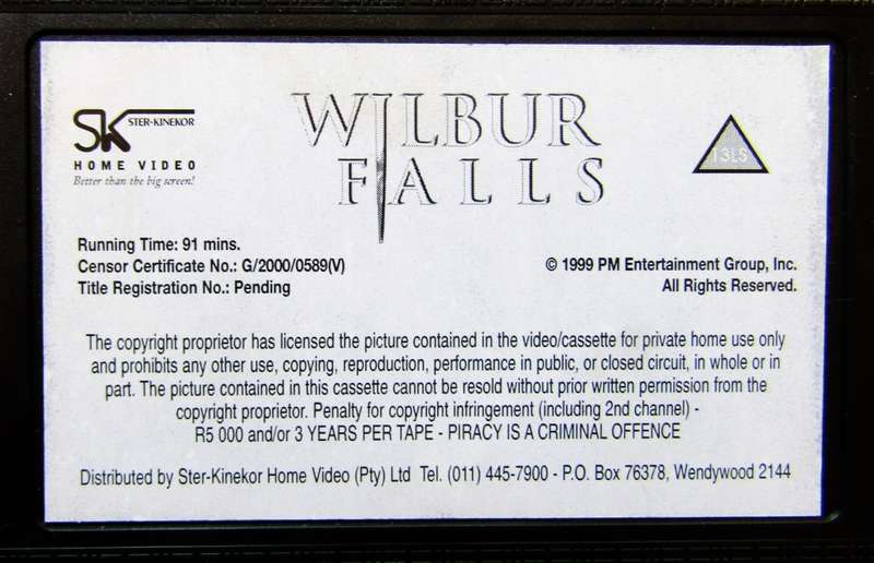 Wilbur Falls - Danny Aiello - Movie VHS Tape (2000)