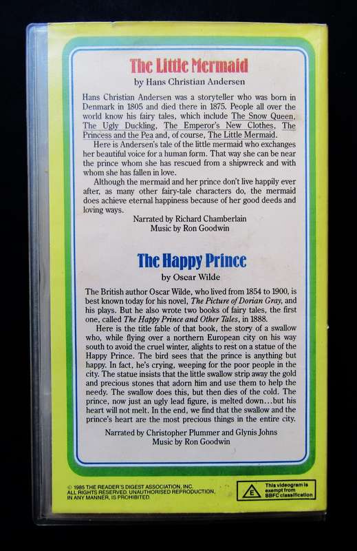 The Little Mermaid and the Happy Prince - VHS Video Tape (1985)
