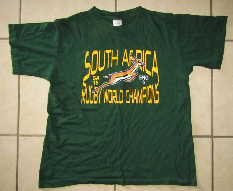 2007 World Champions Springbok Rugby Shirt
