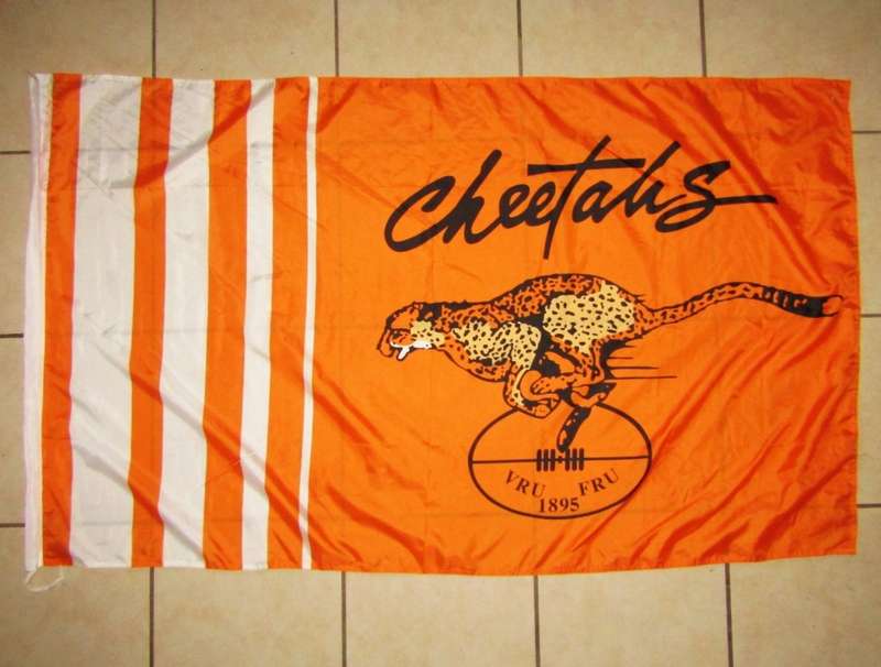 Large Free State Cheetahs Rugby Flag