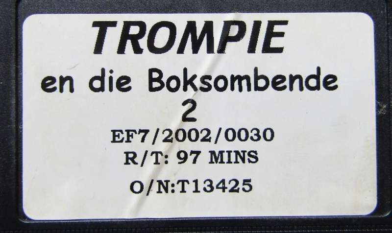 Trompie en die Boksombende 2 - VHS Video Tape (2002)
