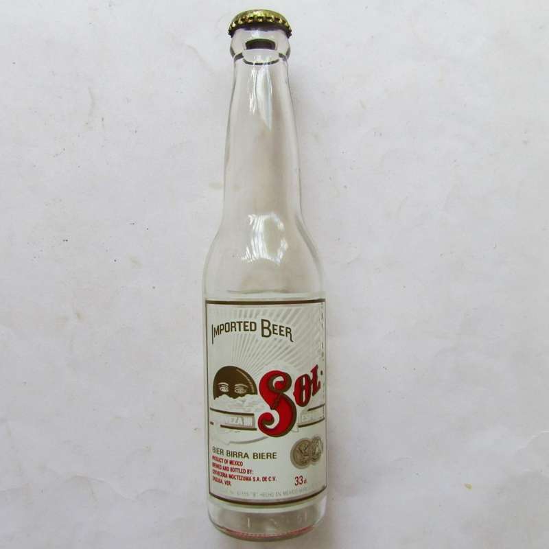Old Mexico Sol 33cl Beer Bottle with Cap