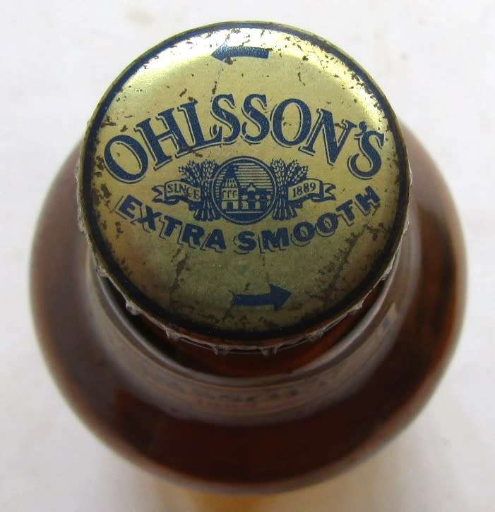 Old Ohlsson`s Lager 340ml Beer Bottle with Cap