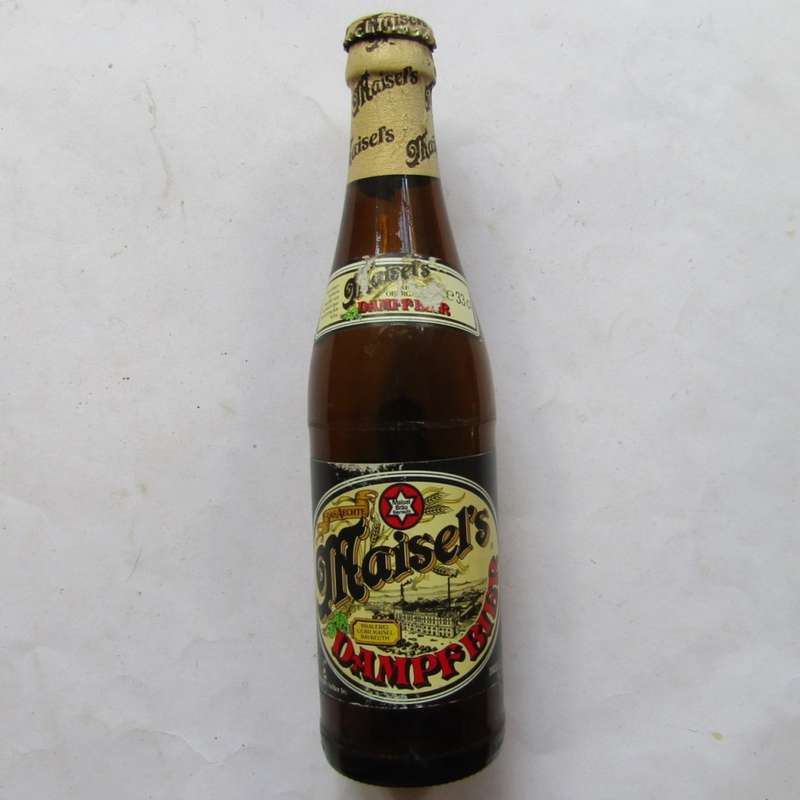 Old German Maisels Weisse Beer Bottle with Cap